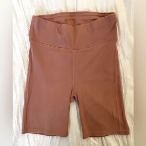 Pact medium pink/tan bike shorts